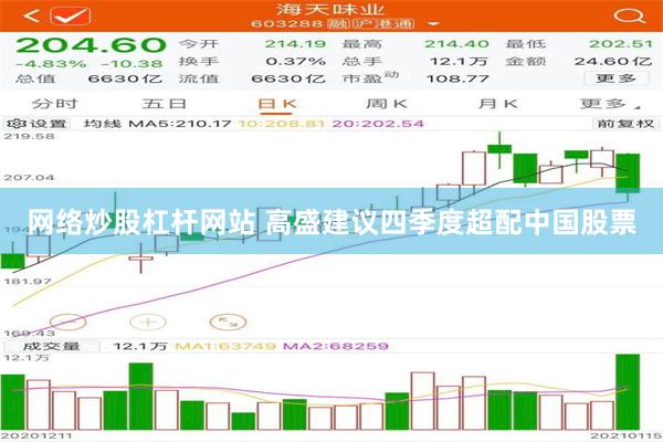 网络炒股杠杆网站 高盛建议四季度超配中国股票