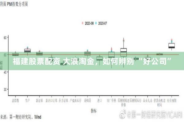 福建股票配资 大浪淘金，如何辨别 “好公司”