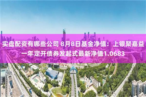 实盘配资有哪些公司 8月8日基金净值：上银聚嘉益一年定开债券发起式最新净值1.0683