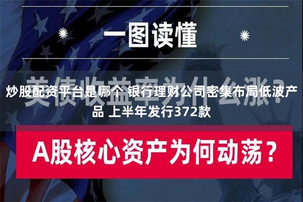 炒股配资平台是哪个 银行理财公司密集布局低波产品 上半年发行372款