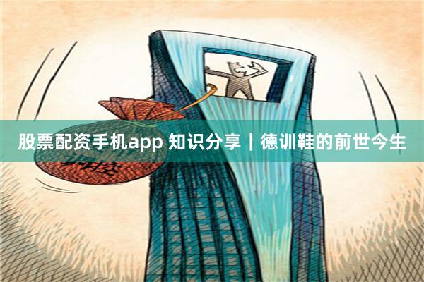 股票配资手机app 知识分享｜德训鞋的前世今生