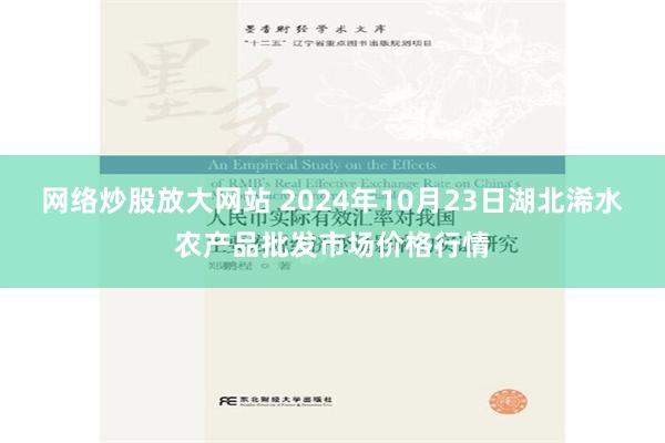 网络炒股放大网站 2024年10月23日湖北浠水农产品批发市场价格行情